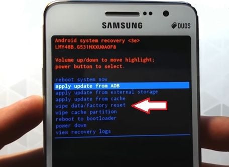 Aplicar atualização da opção ADB no Samsung Galaxy