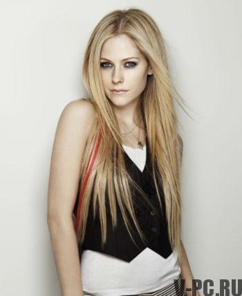 Foto jovem Avril Lavigne