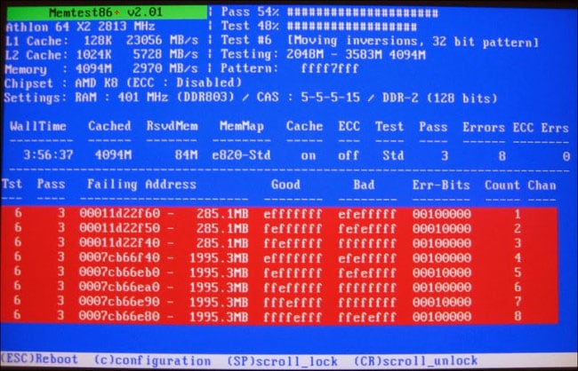 Verificando a RAM com o utilitário MemTest86
