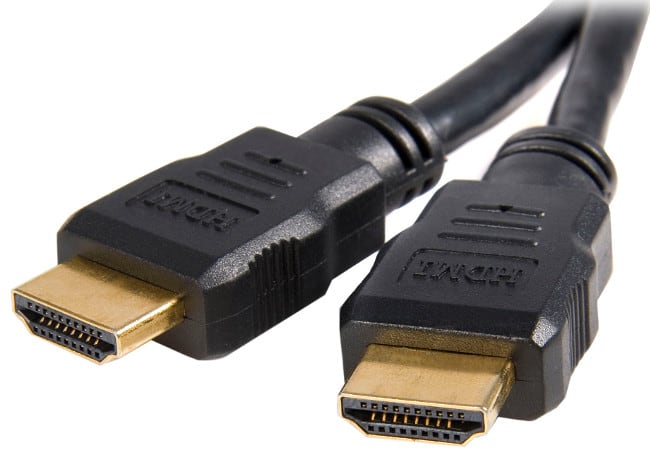 É possível conectar laptops com um cabo HDMI