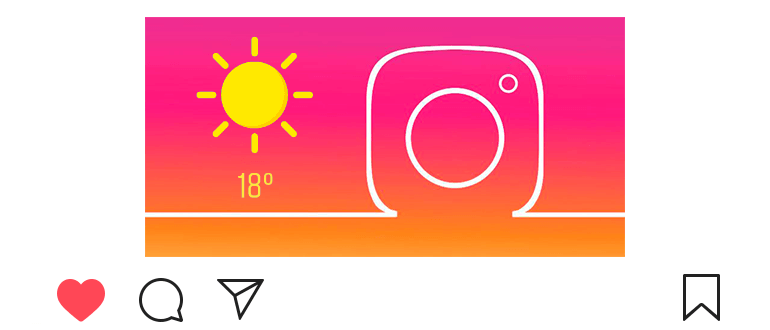 Como definir a temperatura no Instagram