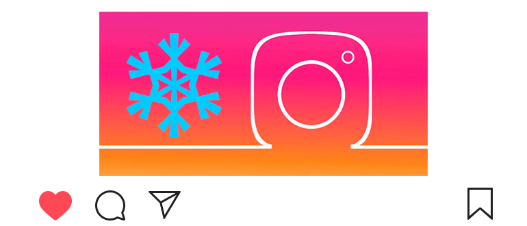 Como fazer neve no Instagram