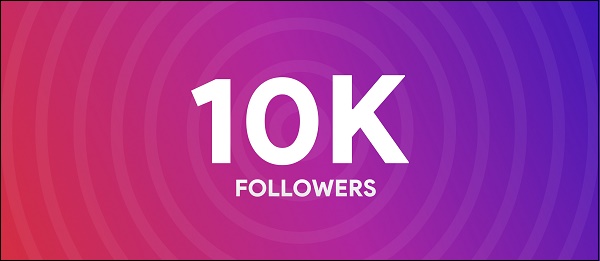 10 mil inscritos no Instagram