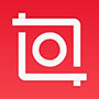 gravar vídeo em quadro branco no aplicativo iPhone inShot