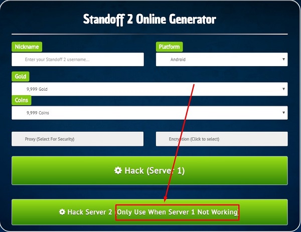 Hackear o servidor 2 se o servidor 1 não quiser funcionar