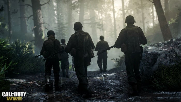 Batalhas florestais Call of Duty: Segunda Guerra Mundial